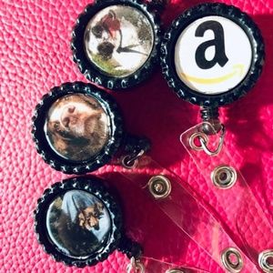 personalized id badge holders